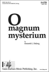 O Magnum Mysterium SATB choral sheet music cover